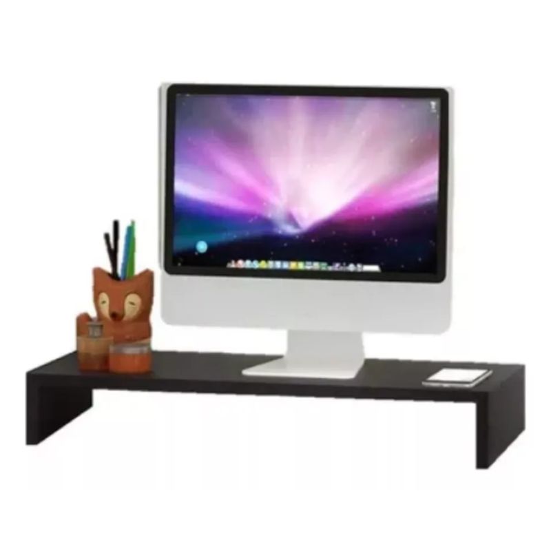 GENERICO - Soporte Para Monitor De Escritorio Funcional Color Wengue