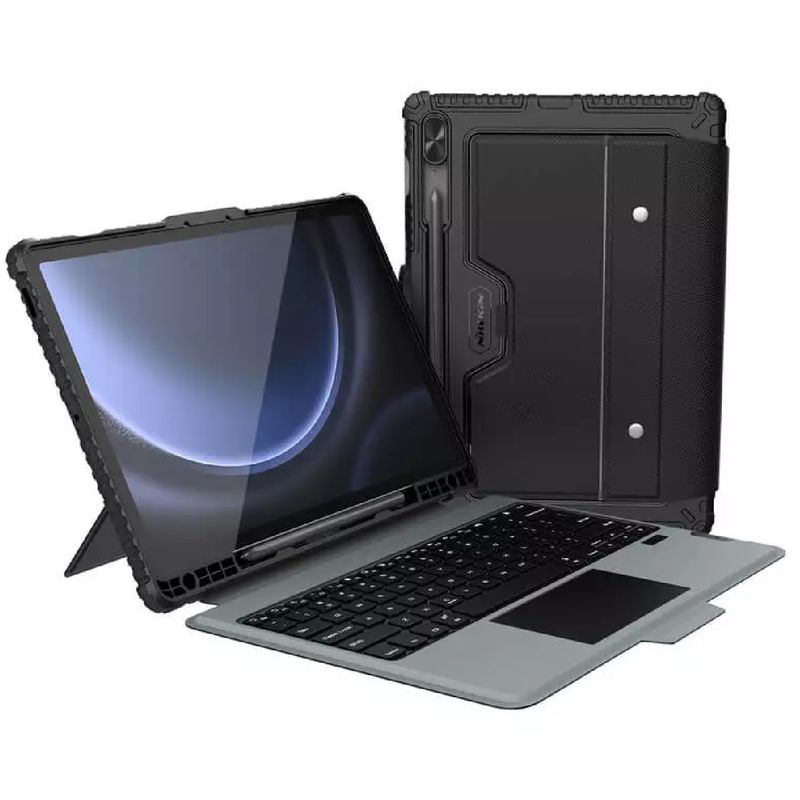 NILLKIN - Estuche con Teclado y Trackpad para Galaxy Tab S9FE Plus Nillkin