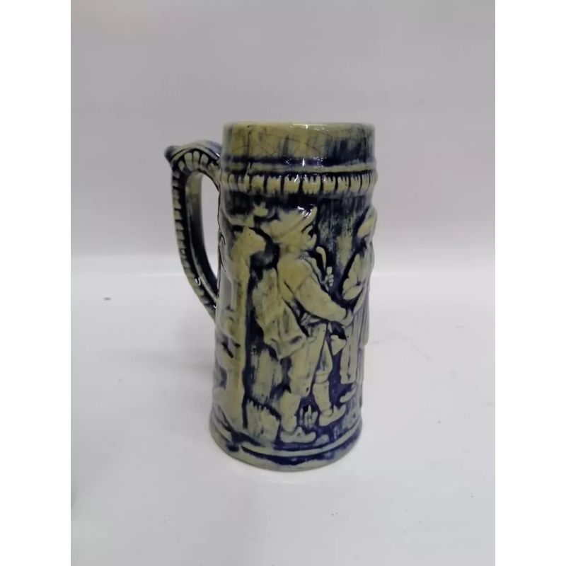 GENERICO - Vaso Cervecero Aleman Porcelana 1960 Relieve