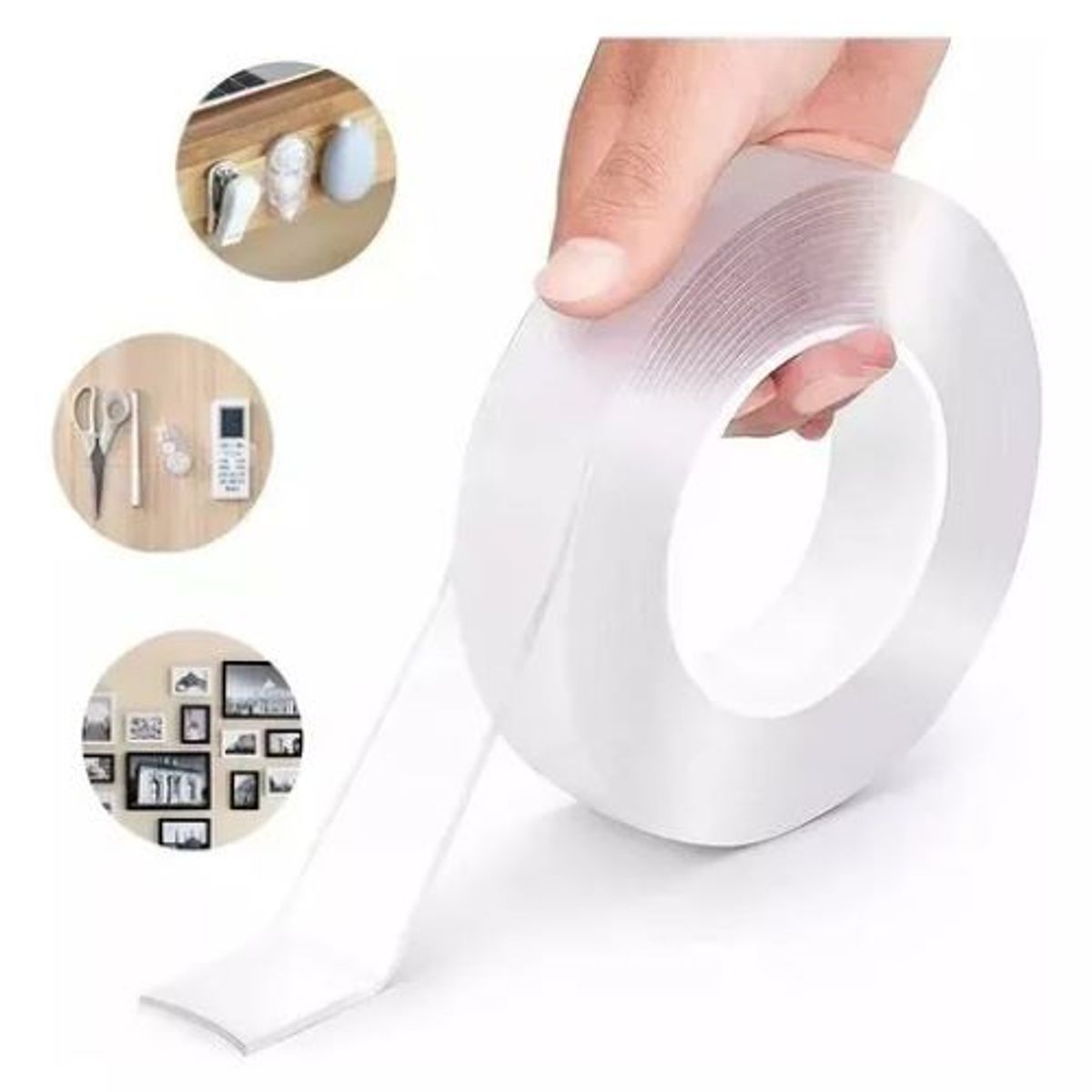 GENERICO - Cinta Adhesiva Magic Tape 5 Doble Faz 5 M Transparente