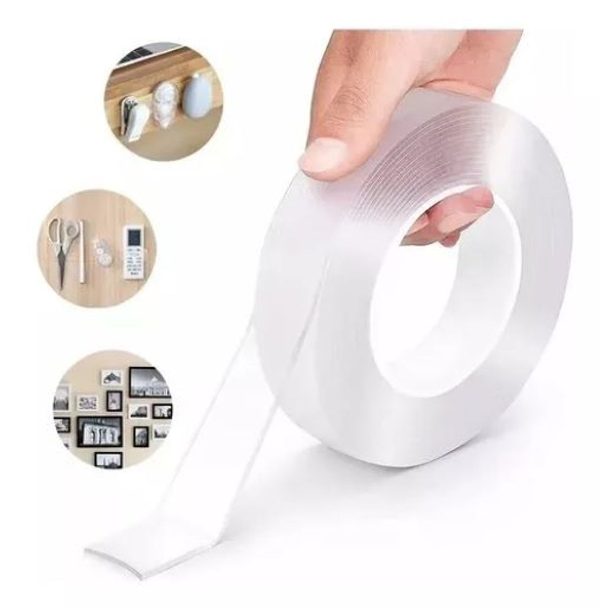 GENERICO - Cinta Adhesiva Magic Tape 5 Doble Faz 5 M Transparente