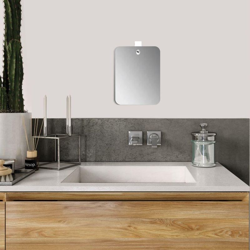 RTA DESIGN - Espejo Rectangular Basic Gris Diseño Moderno