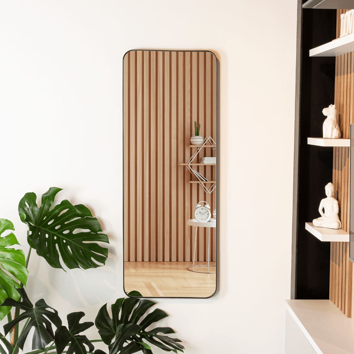 RTA DESIGN - Espejo Sussy Rectangular Negro