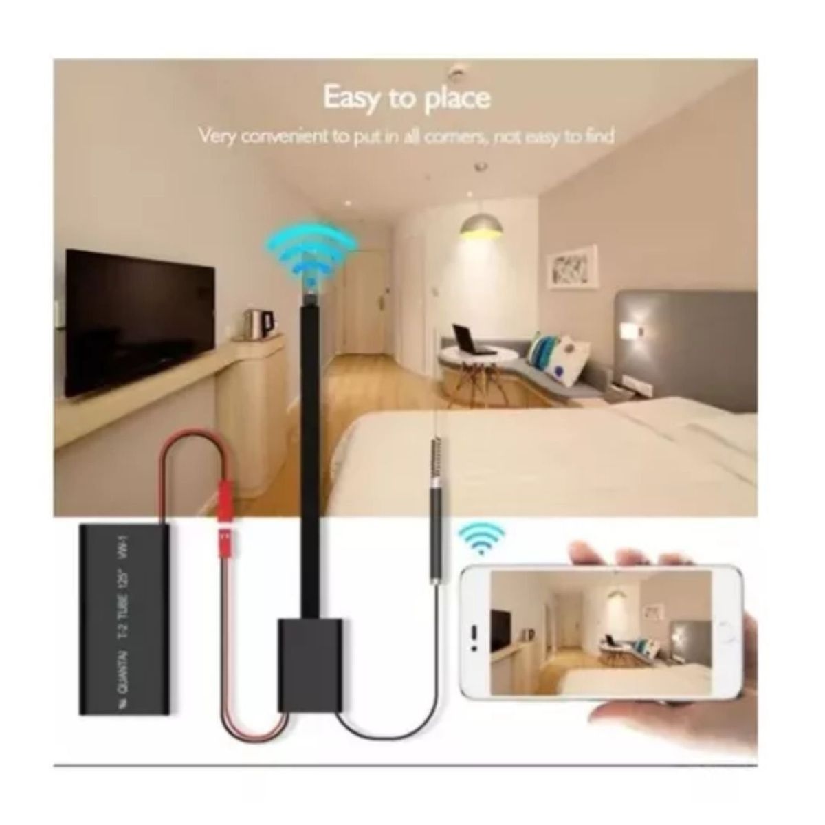 GENERICO - Mini Camara Espia Wifi Ip Hd 1080p 32gb