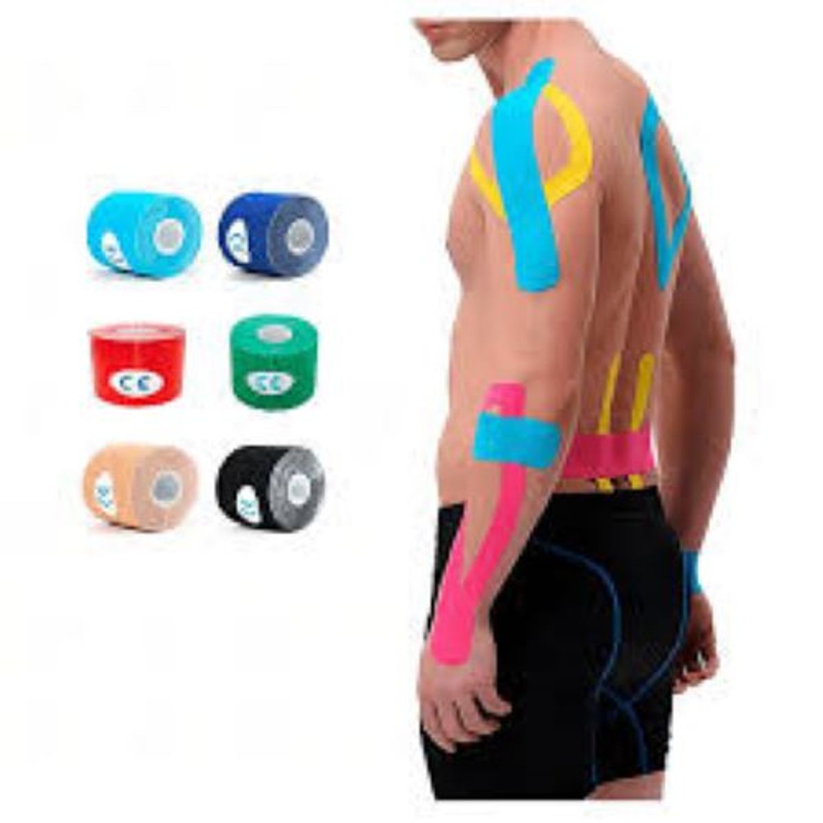 GENERICO - Rollo De Cinta Kinesiologica Neuromuscular Kinesiotape