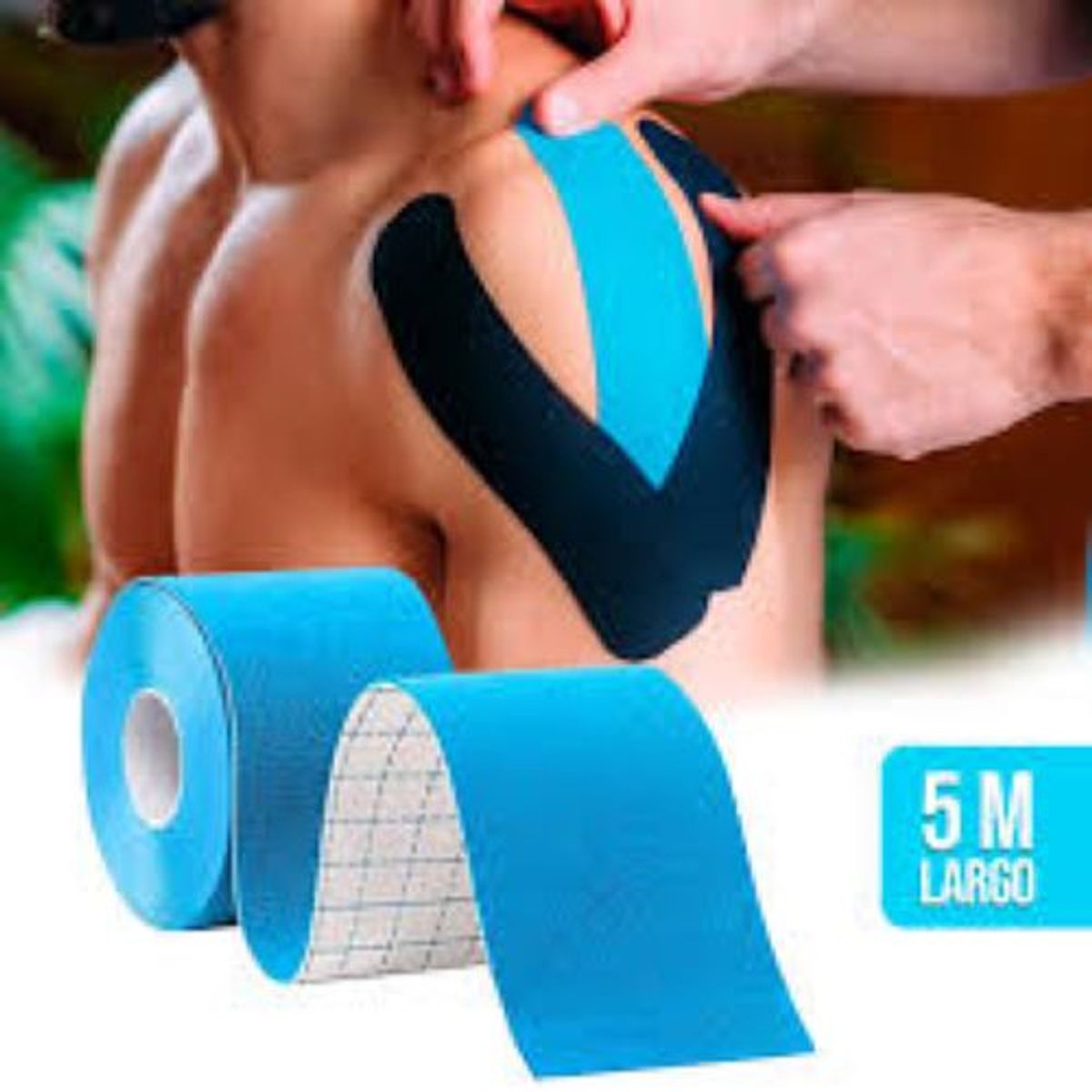 GENERICO - Rollo De Cinta Kinesiologica Neuromuscular Kinesiotape