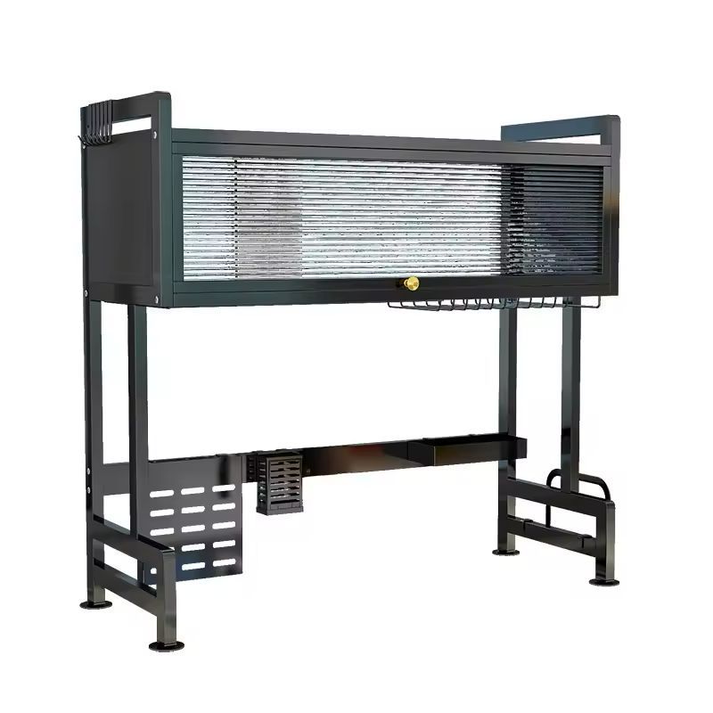 AMERICAN GENERICS - Organizador Escurridor De Loza Cocina Con Tapa 85cm