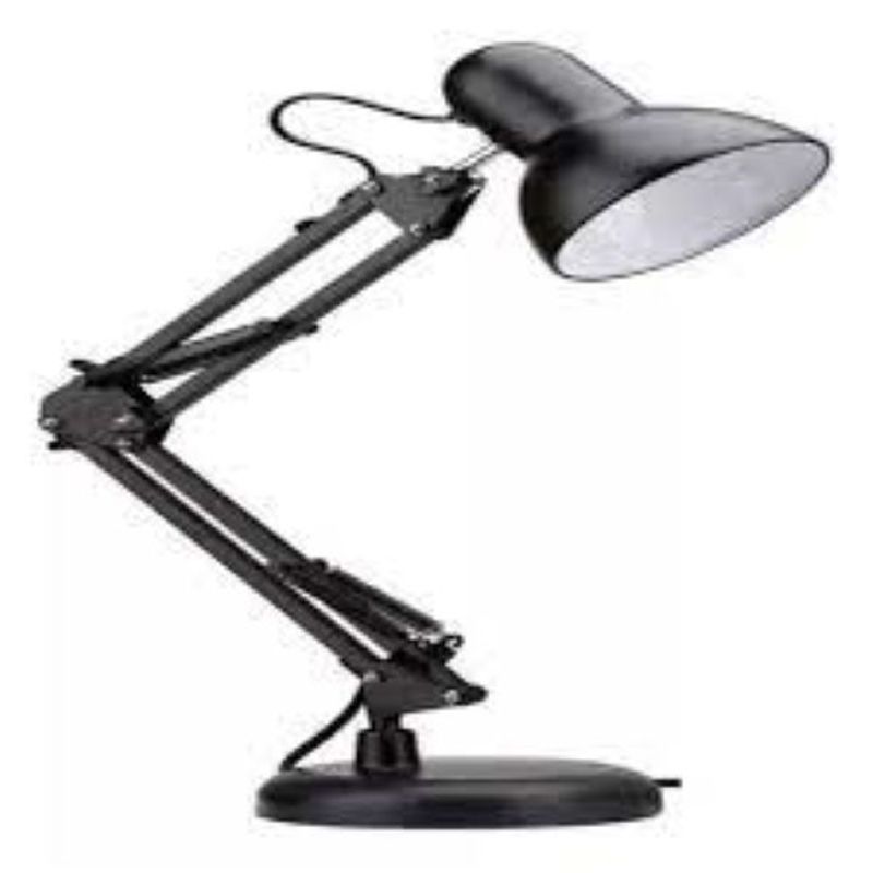 GENERICO - Lampara De Mesa Escritorio Brazo Flexible Metalica Ajustable