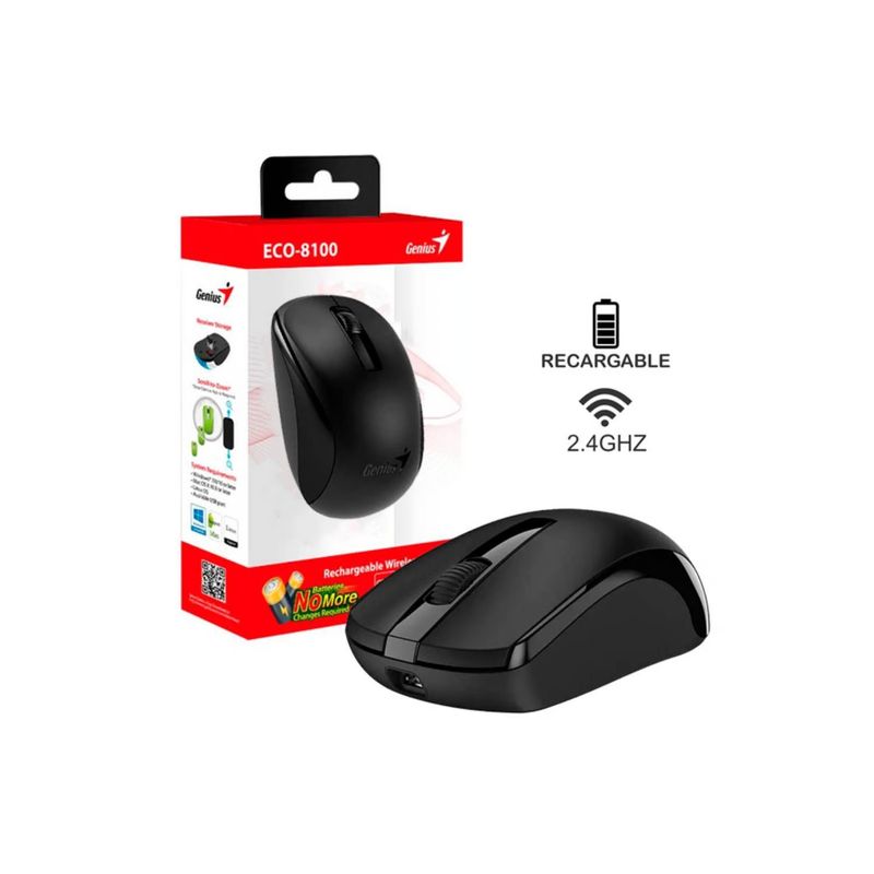 GENIUS - MOUSE GENIUS ECO-8100 RECARGABLE