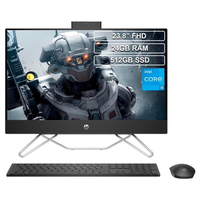 HP - Todo en uno Aio HP 24-cb1028la Core i5 1235U 24GB 512GB FHD