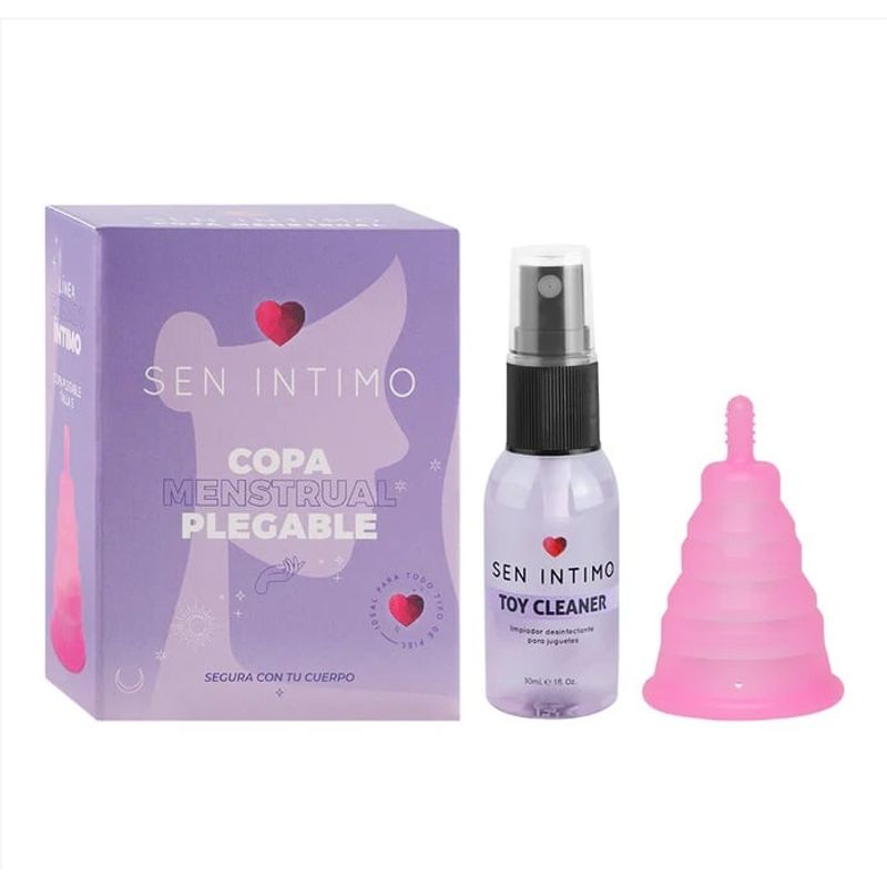 SEN INTIMO - Copa Menstrual Plegable Talla S