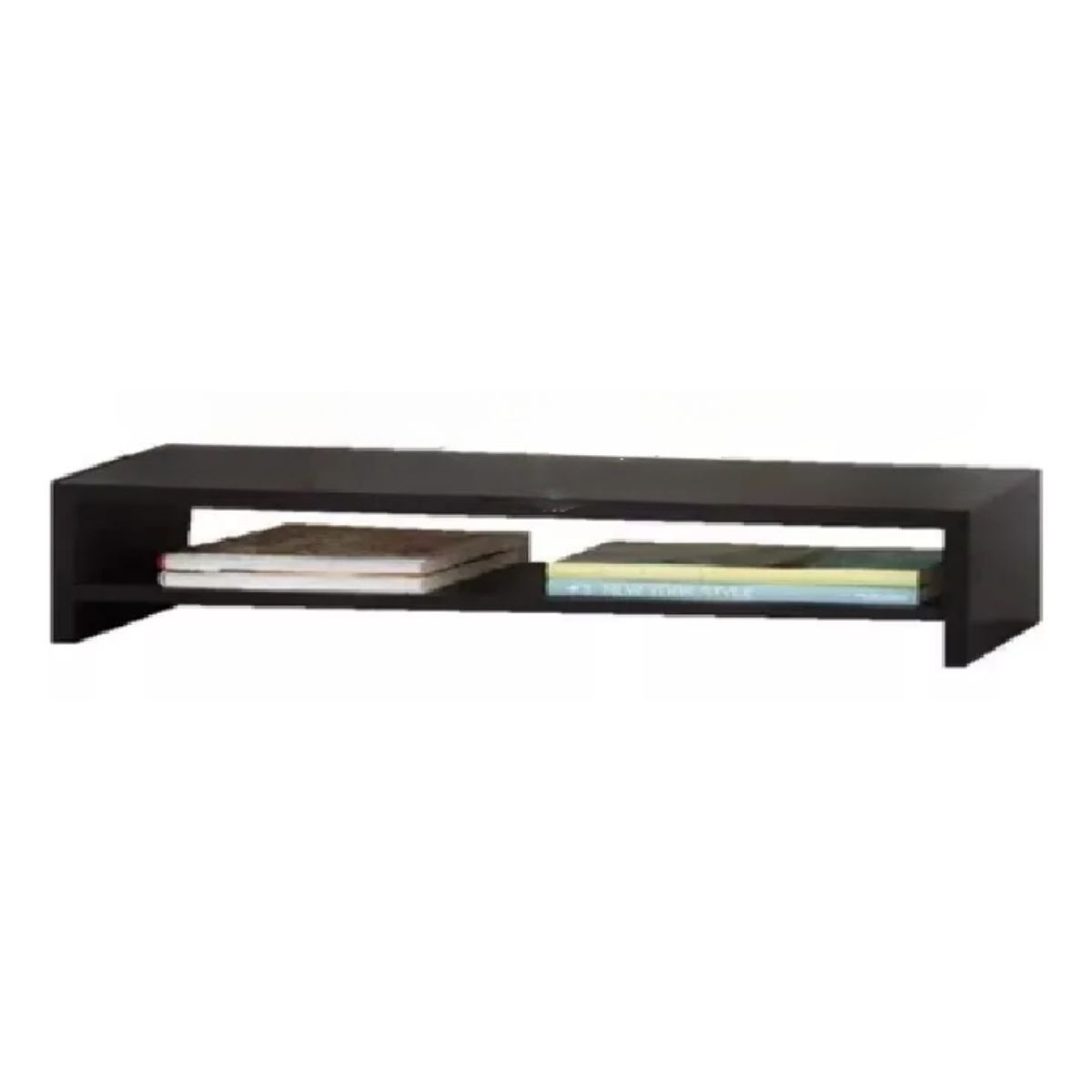 GENERICO - Soporte Elevador Monitor Para Escritorio Base Doble Nivel Wengue