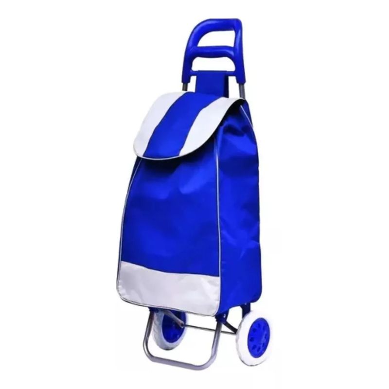 GENERICO - Carrito De Tela Multifuncional Azul N03