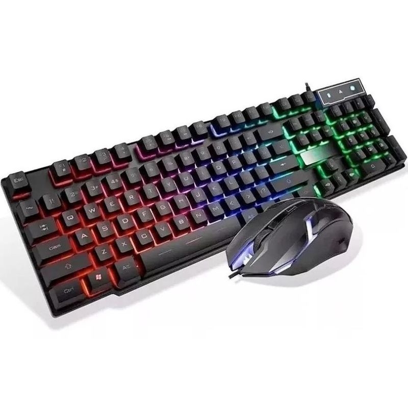 ZHOPI CO - Combo Gamer Teclado Luces Y Mouse Luces Ergonomico CMK-188