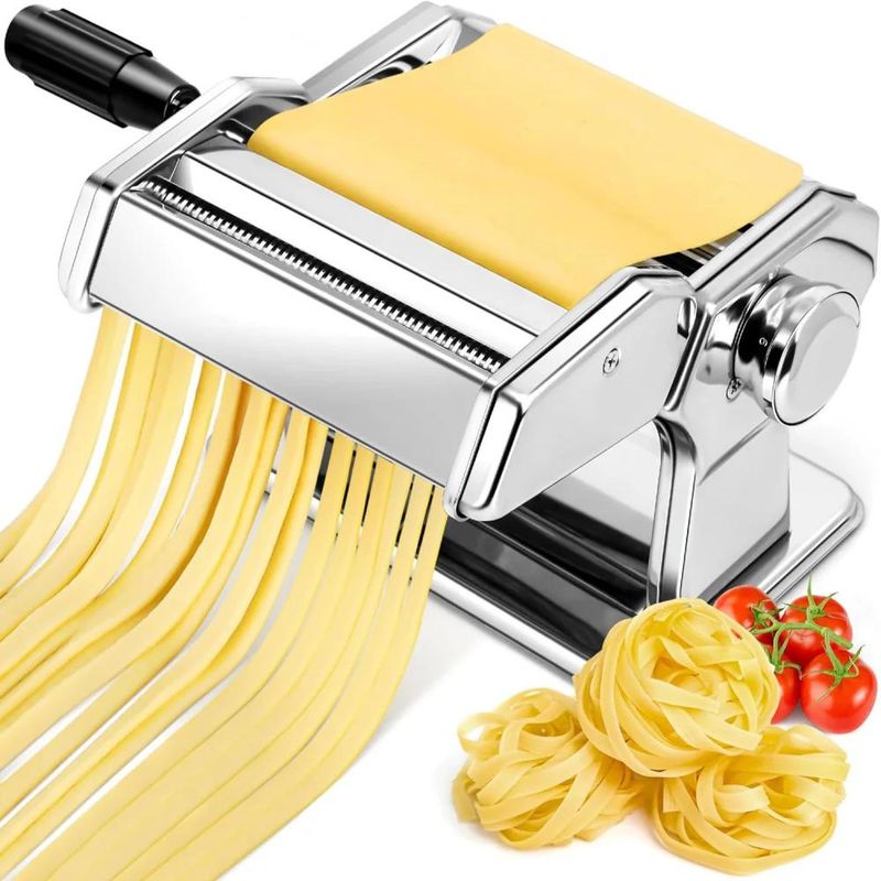 GENERICO - Máquina Pasta, Manual - Ajuste Espesor, Cortador 2 En 1
