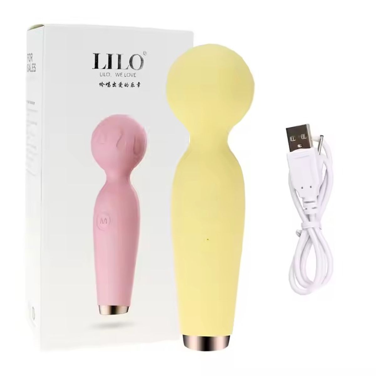 LILO - Micrófono Vibrador Hitachi Lilo Ice Cream Color Rosado