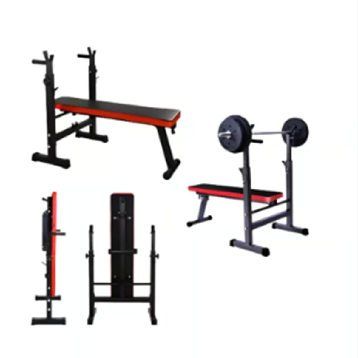 GENERICO - Banco De Pesas Multifuncional Reclinable Mancuerna Abdominal