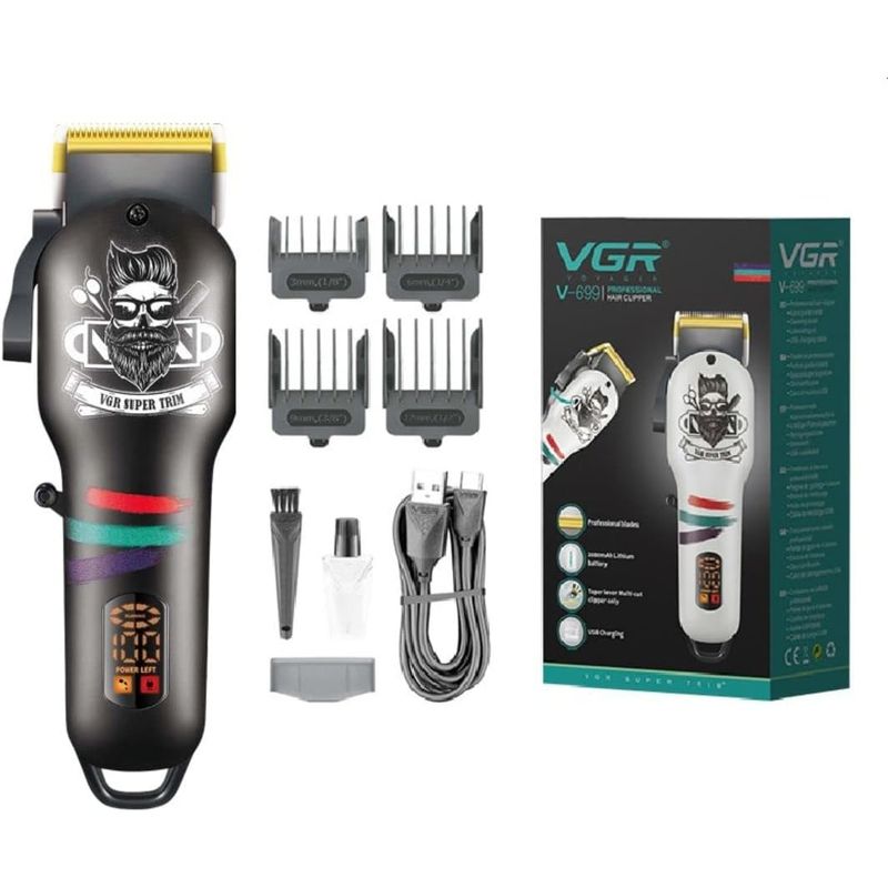 VGR - VGR V-699 Profesional Cortadora de Pelo Inalámbrica con Palanca Cónica