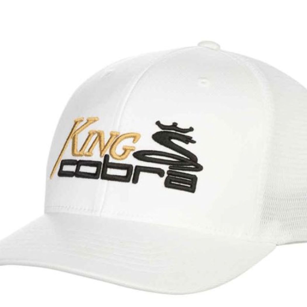 PUMA - Gorra Golf Puma King Cobra Tipo Trucker Blanca