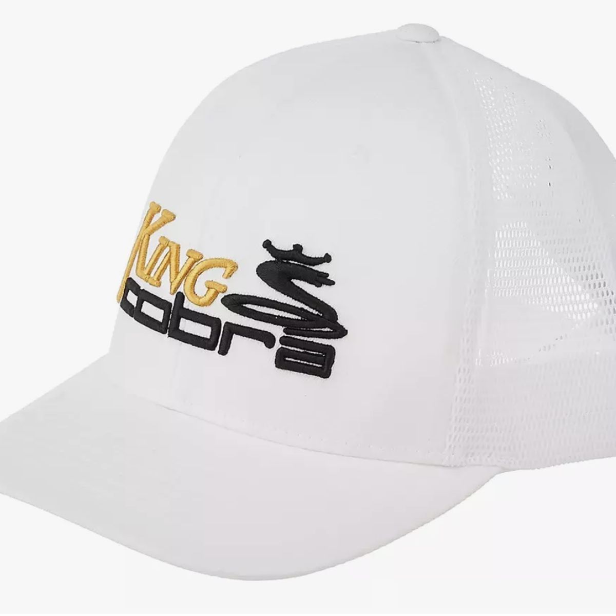 PUMA - Gorra Golf Puma King Cobra Tipo Trucker Blanca
