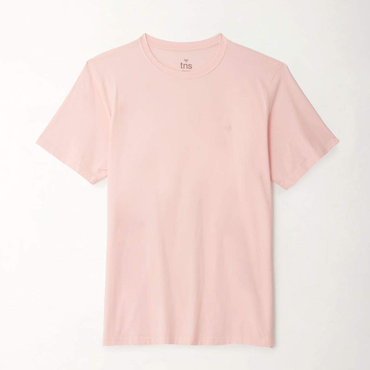 TENNIS - Camiseta rosada manga corta para hombre