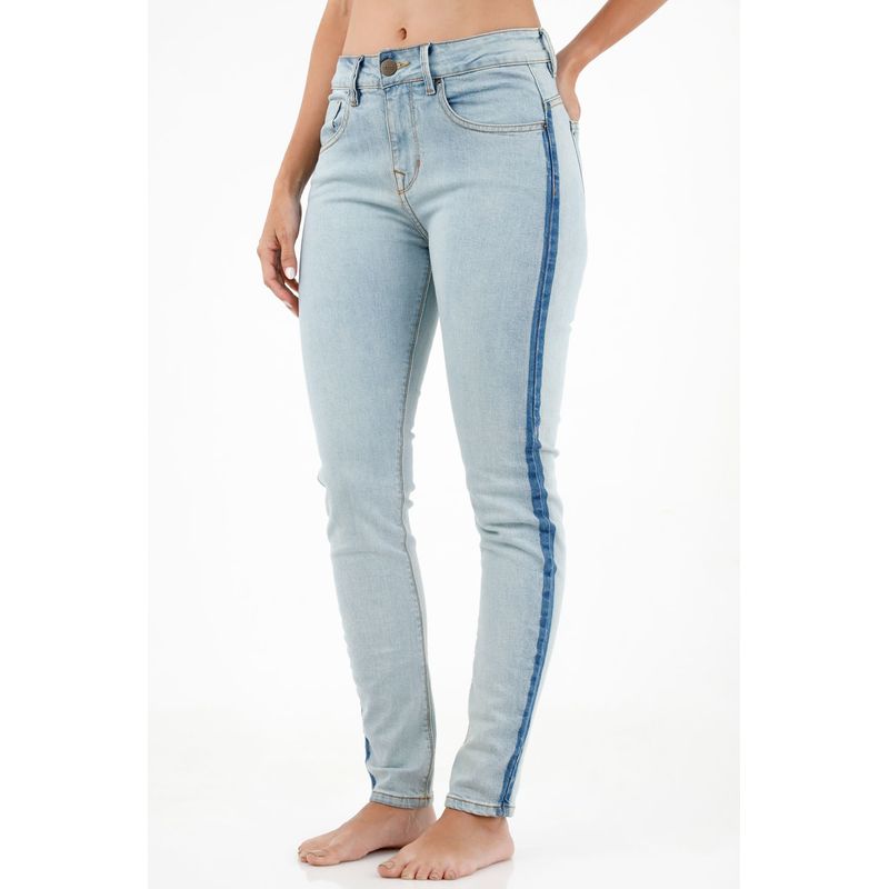 TENNIS - Jean Super Slim azul para mujer