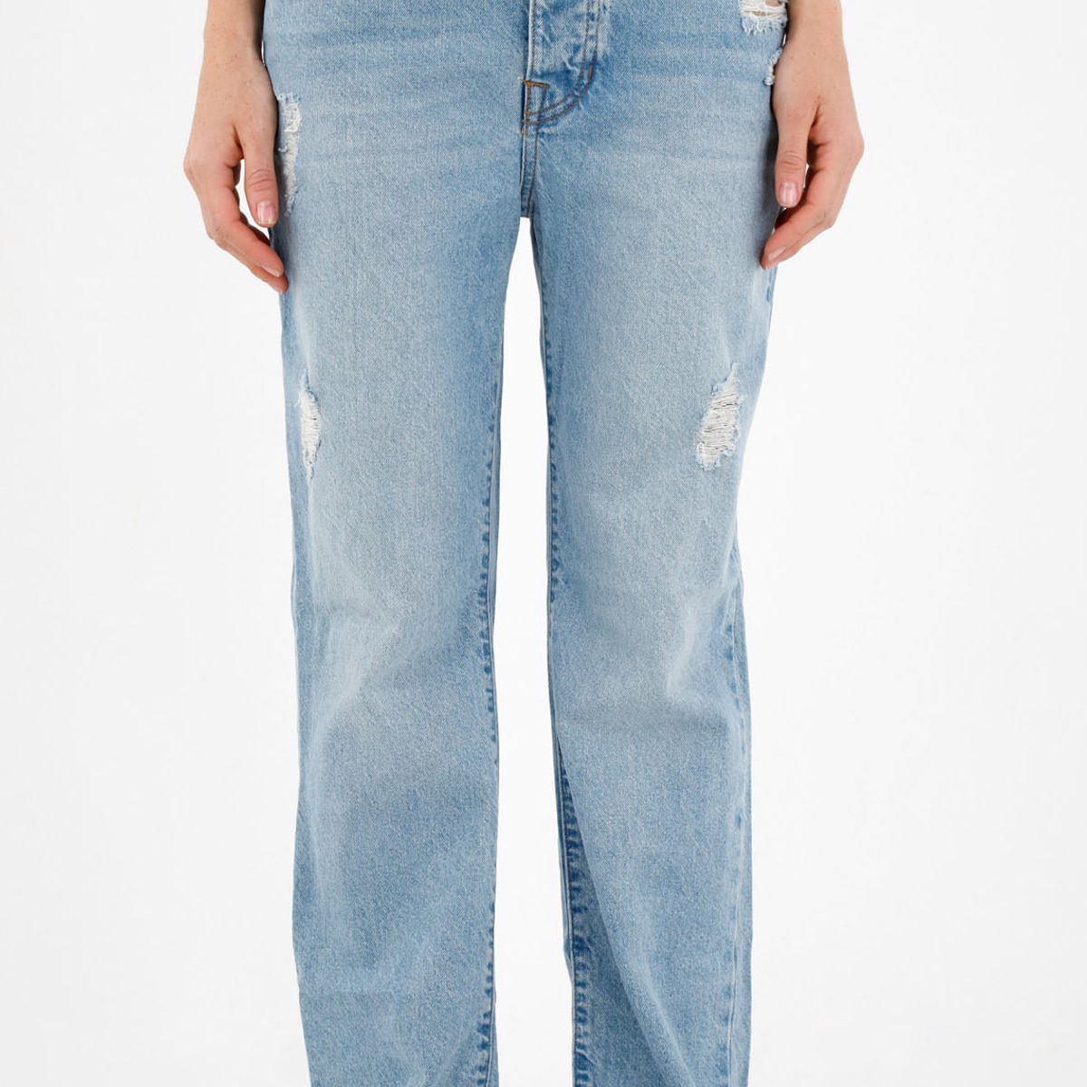 TENNIS - Jean azul para mujer