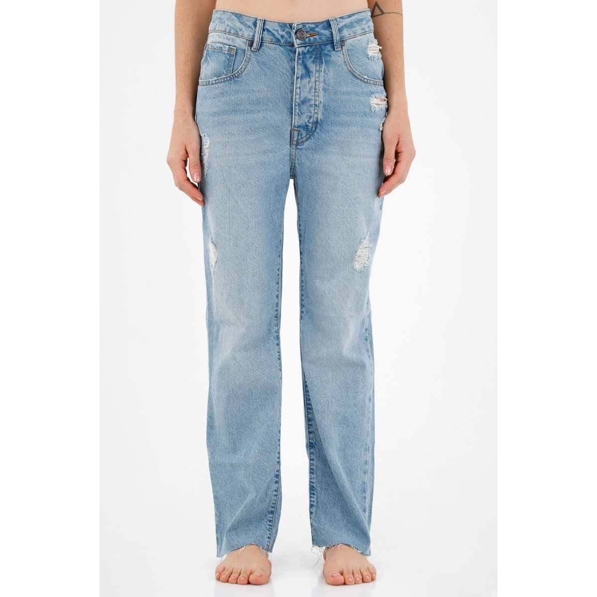 TENNIS - Jean azul para mujer