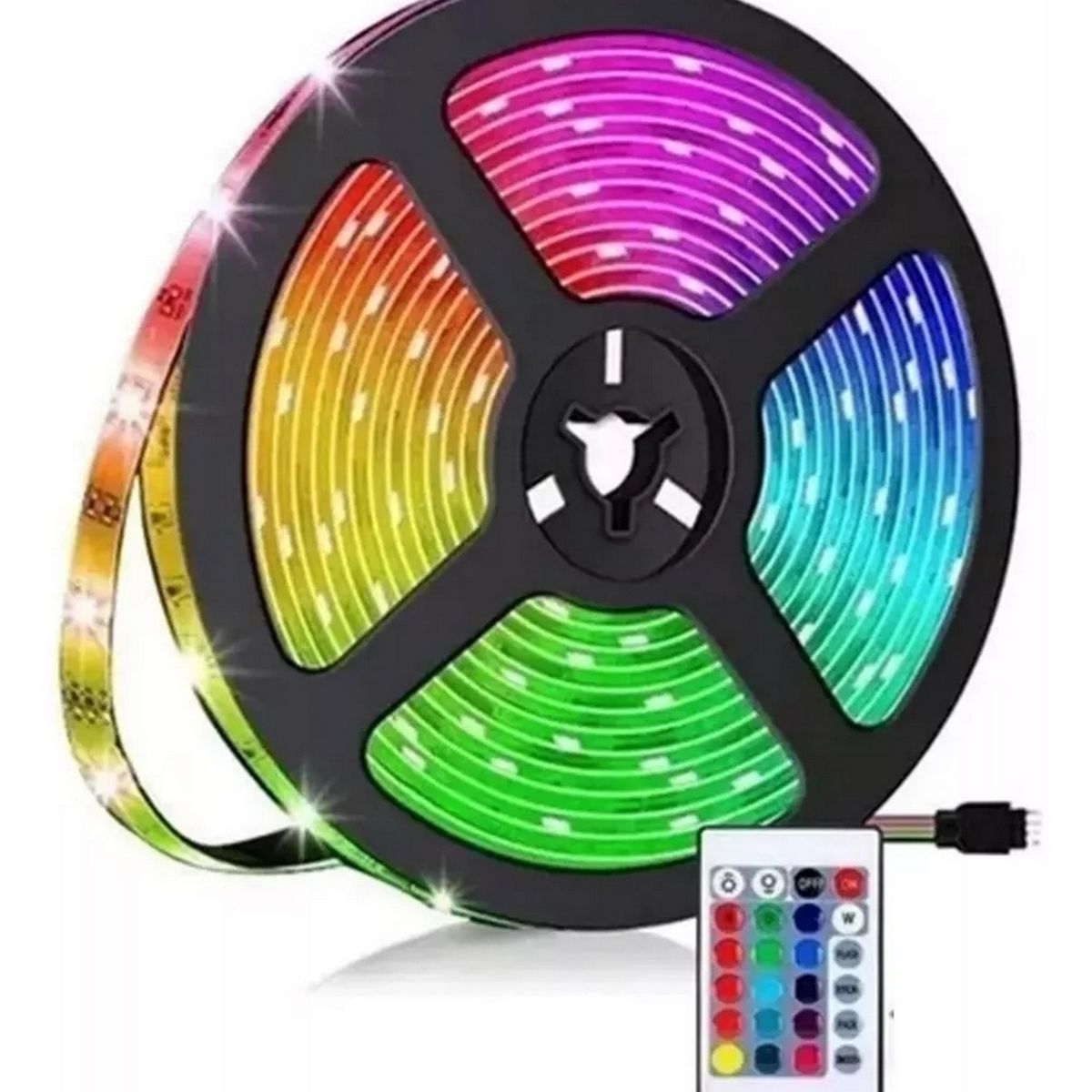DAYOSHOP - Cinta Led Rgb Bluetooth Luces Tv Hogar 10mts Luz Color Rgb