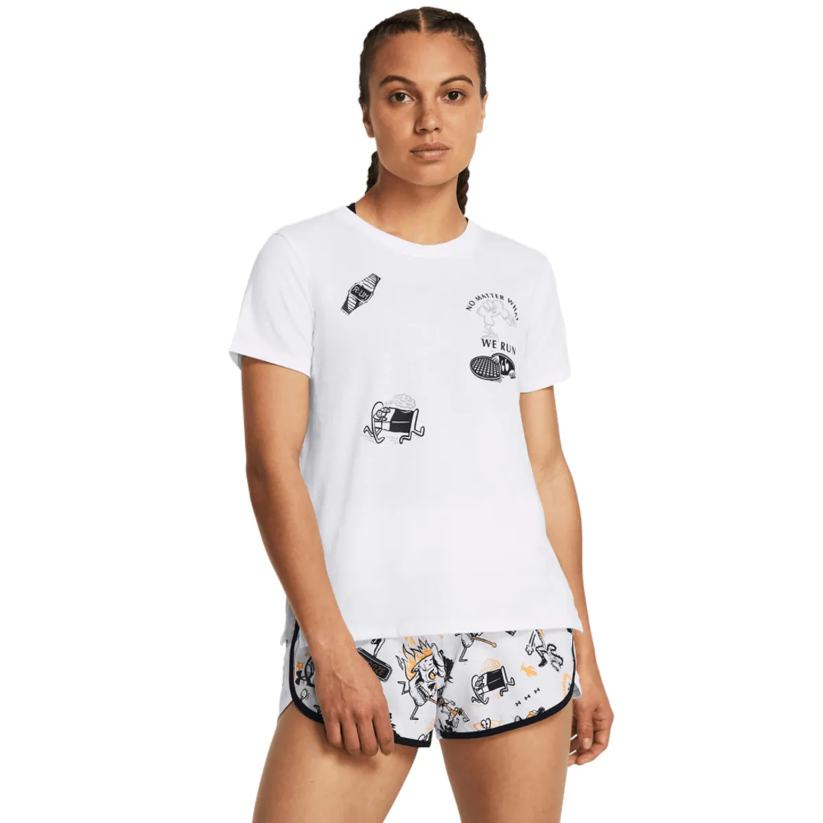 UNDER ARMOUR - Camiseta Mujer Under Armour We Run Ss Blanco UNDER ARMOUR