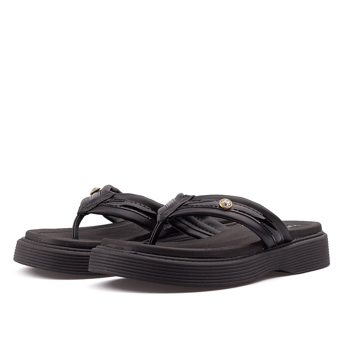 BEIRA RIO - Sandalia playera para mujer Beira Rio 0228537-102NEGRO