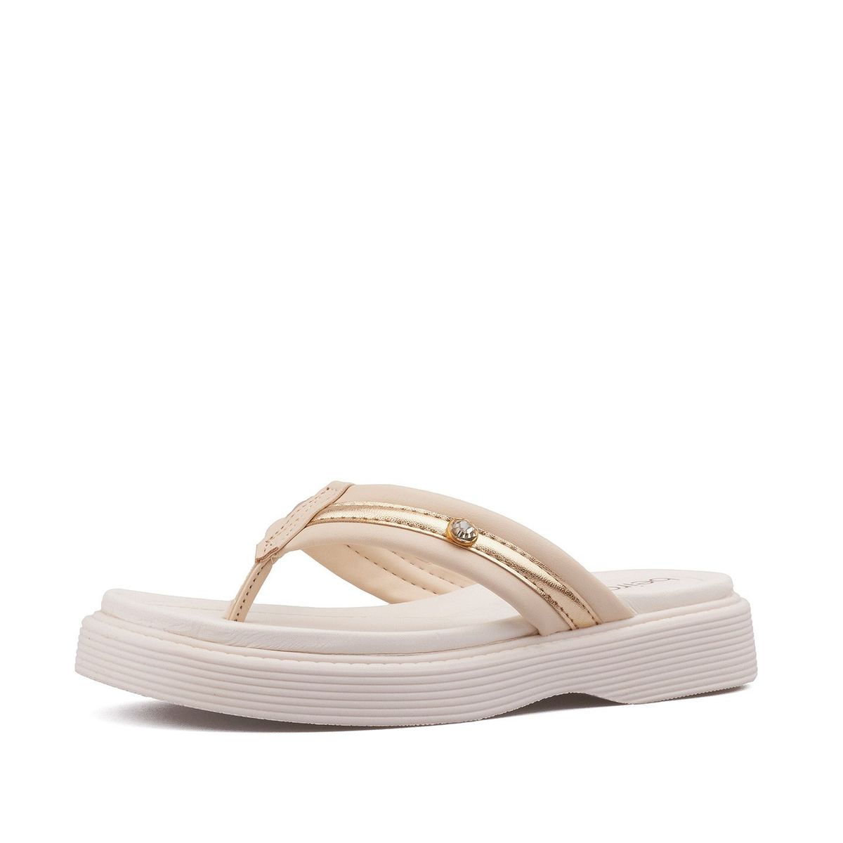 BEIRA RIO - Sandalia playera para mujer Beira Rio 0228537-102CREMA