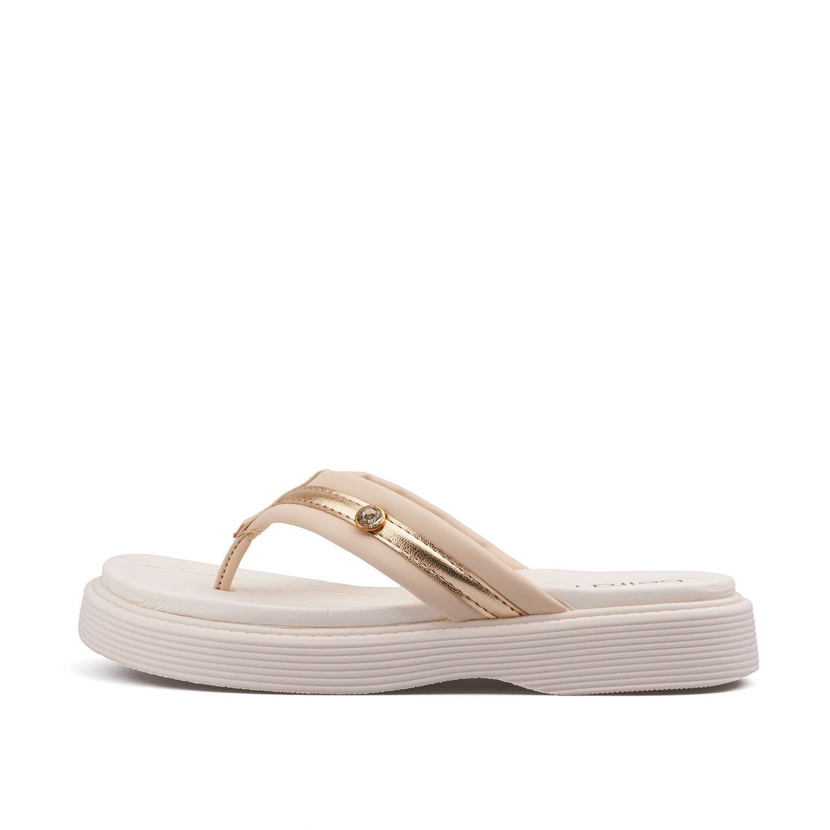 BEIRA RIO - Sandalia playera para mujer Beira Rio 0228537-102CREMA