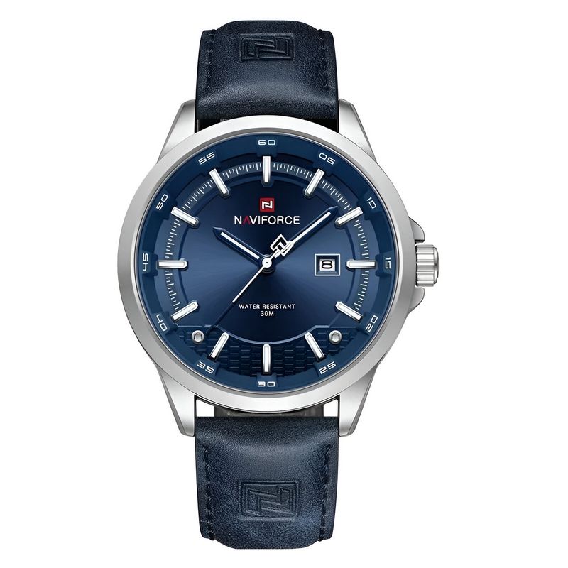 NAVIFORCE - Reloj Naviforce Casual Nf9248l Cuero Hombre + Estuche