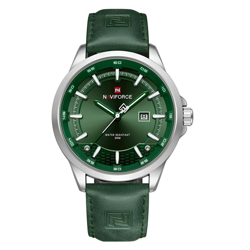 NAVIFORCE - Reloj Naviforce Casual Nf9248l Cuero Hombre + Estuche