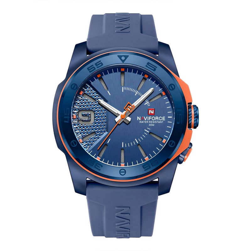 NAVIFORCE - Reloj Naviforce Deportivo Nf7112 Goma Hombre Led + Estuche