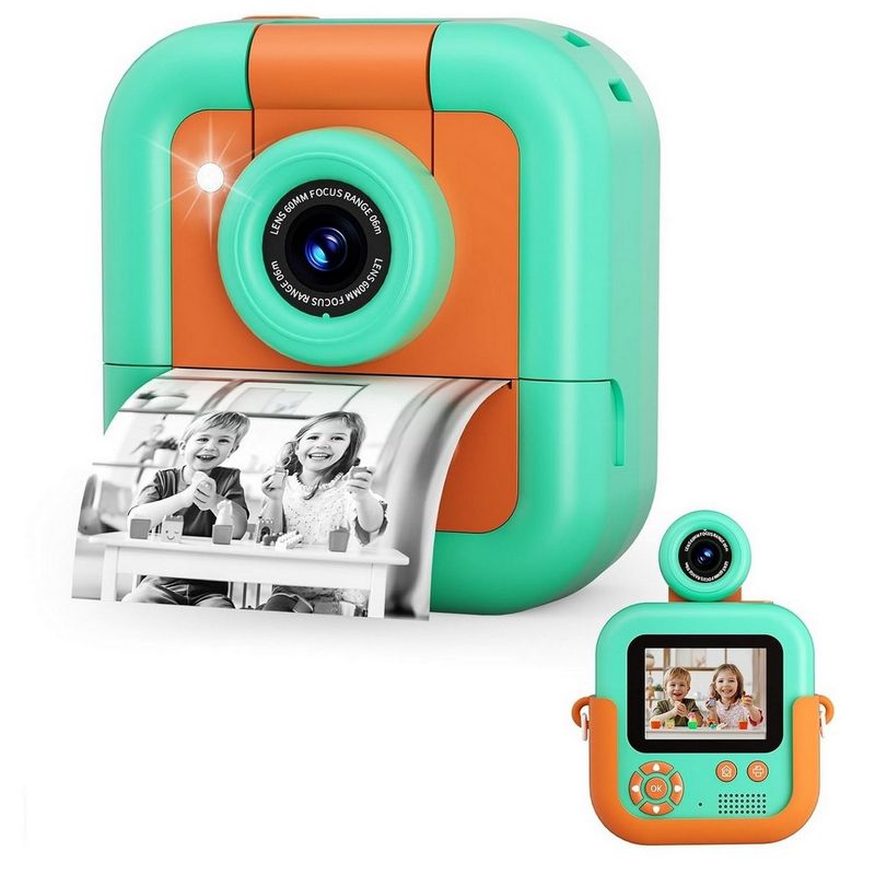 GENERICO - Cámara Instantánea Niños Con Impresión Cámara Video Digital