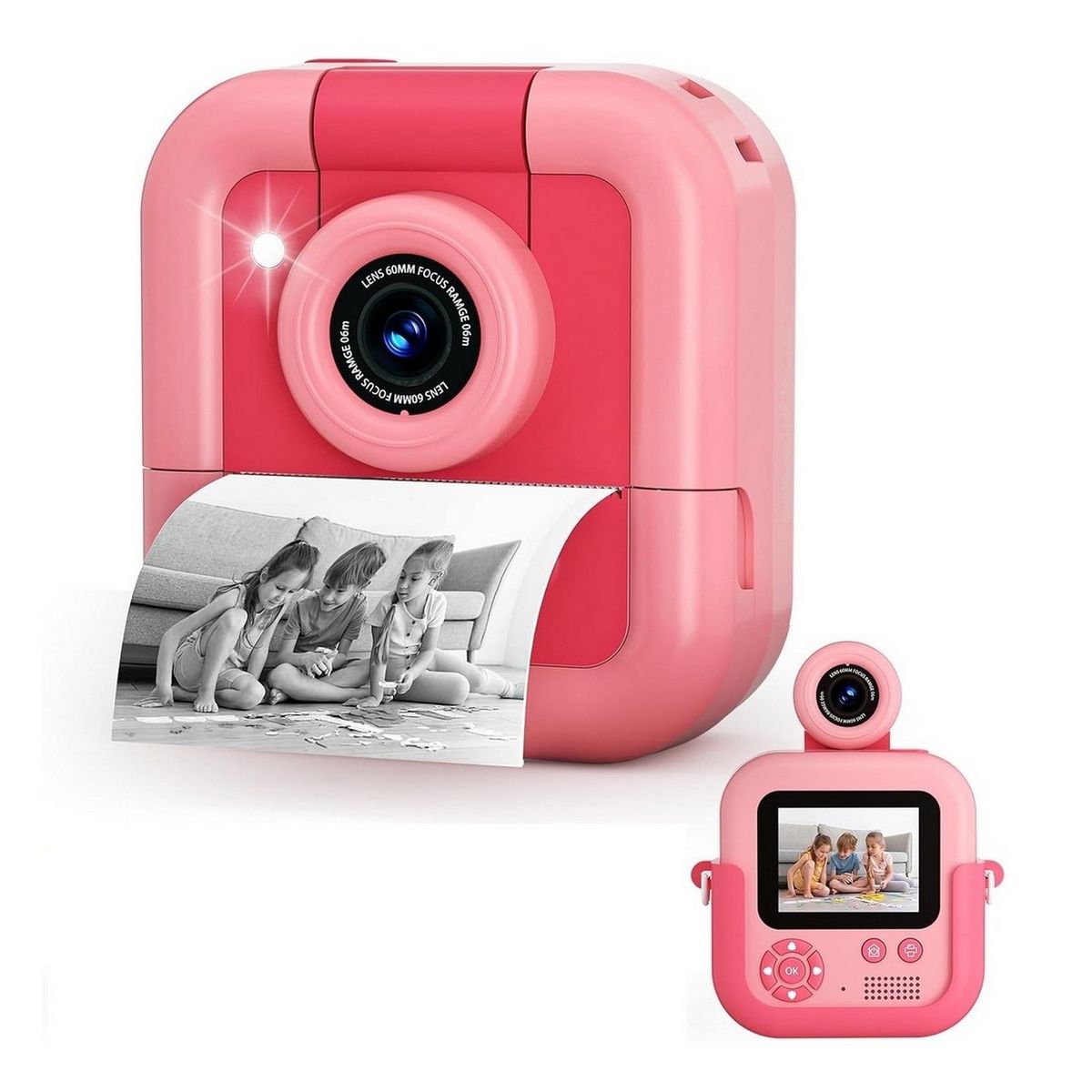 GENERICO - Cámara Instantánea Niños Con Impresión Cámara Video Digital