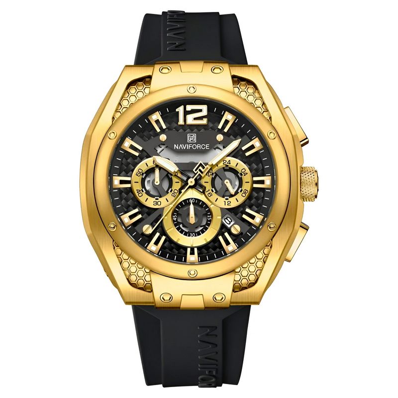 NAVIFORCE - Reloj Naviforce Deportivo Nf8063 Goma Hombre + Estuche