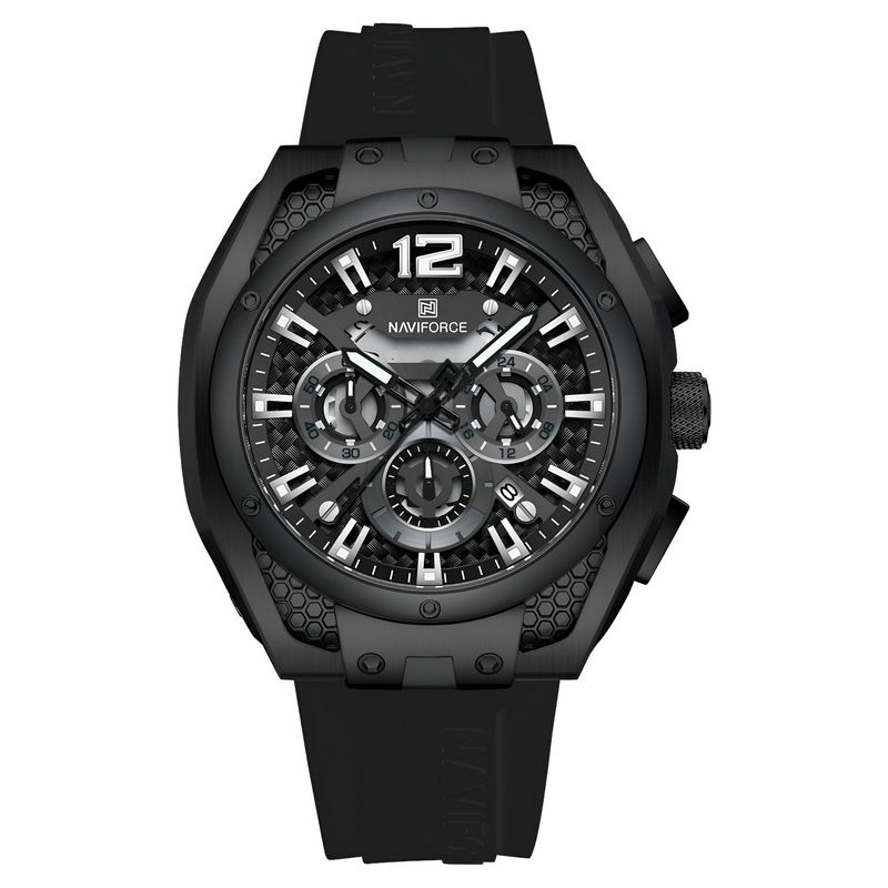 NAVIFORCE - Reloj Naviforce Deportivo Nf8063 Goma Hombre + Estuche