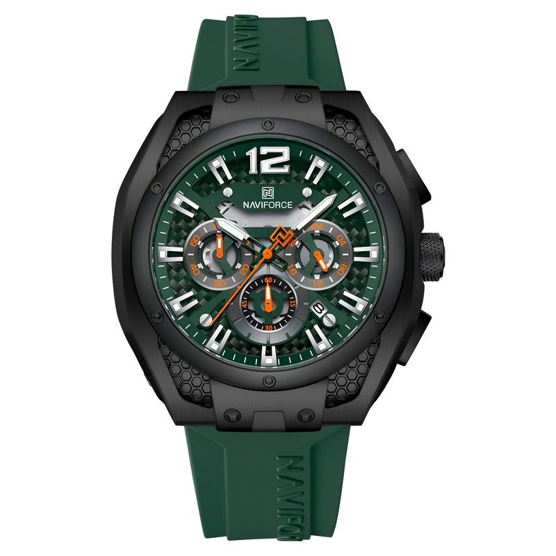 NAVIFORCE - Reloj Naviforce Deportivo Nf8063 Goma Hombre + Estuche