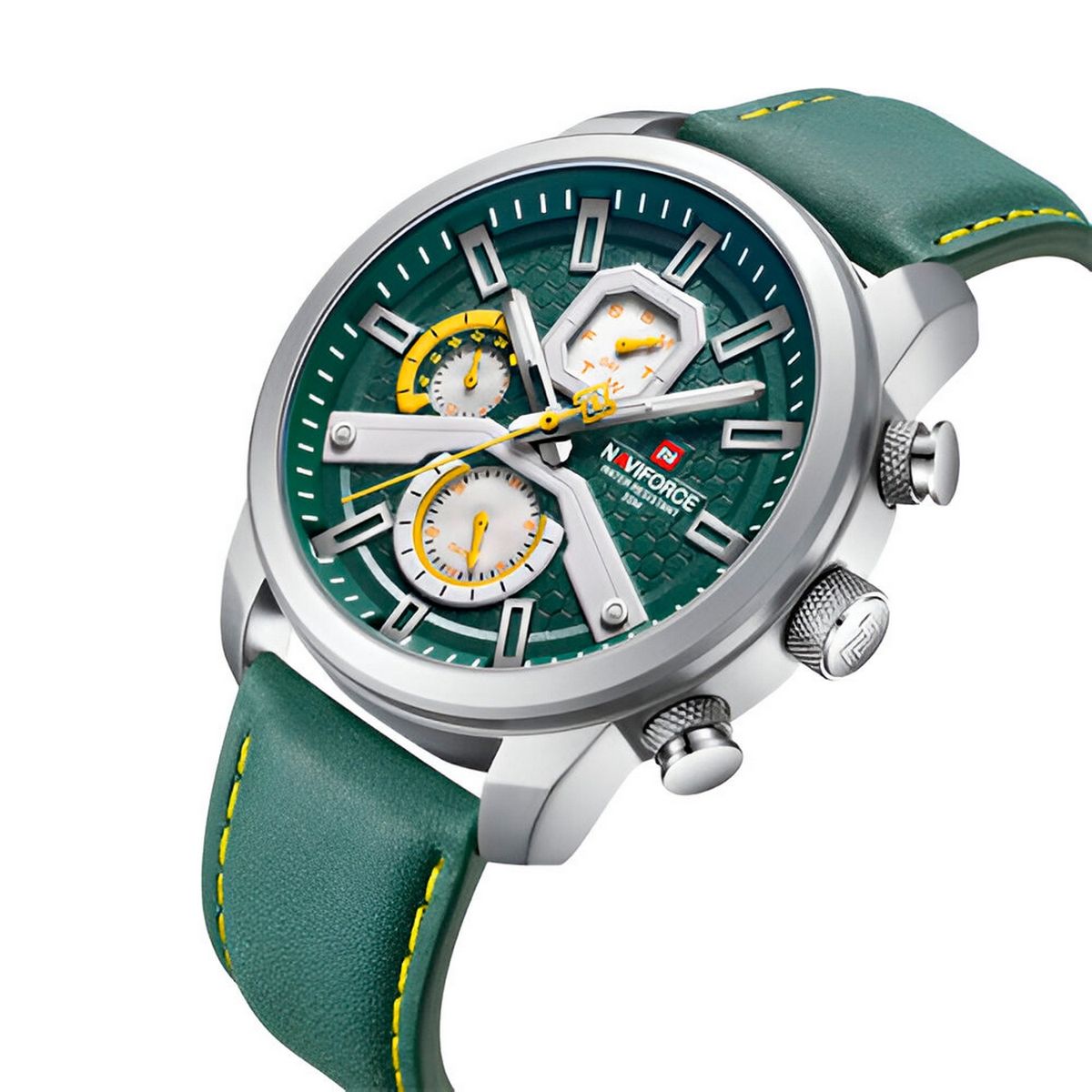 NAVIFORCE - Reloj Naviforce Casual Nf9211l Cuero Hombre + Estuche