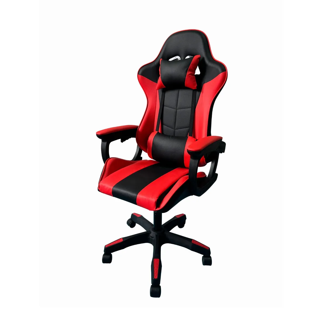 ERGONOMUS - Silla Gamer Ergonomus Ergonómica Reclinable Soporte Lumbar Negra Rojo