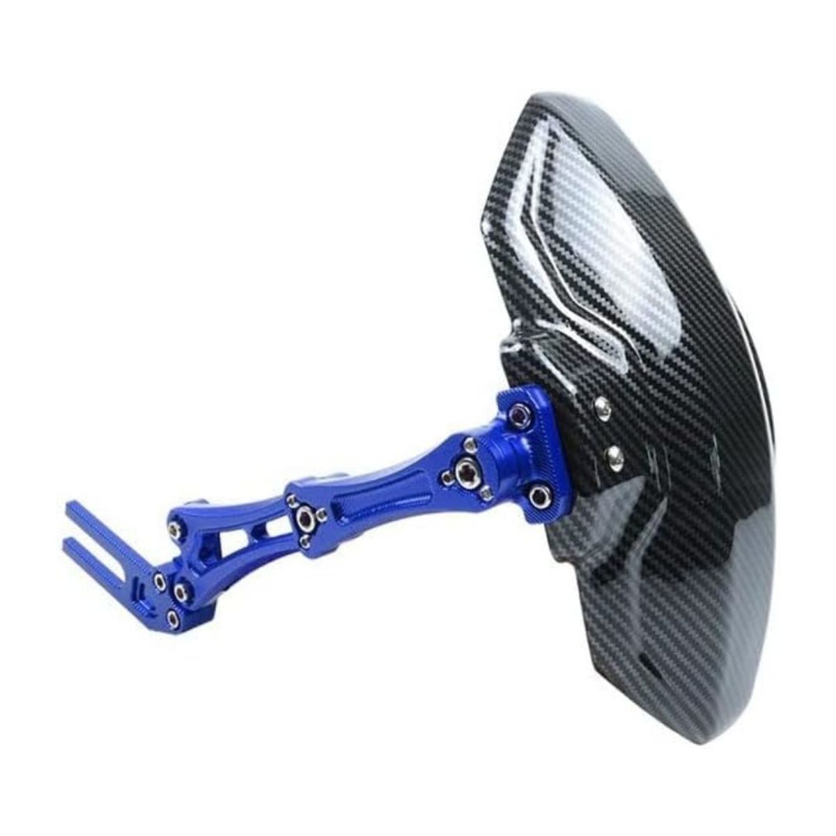 GENERICO - Guardabarro Monobrazo Fibra Carbono Motocicletas Universal