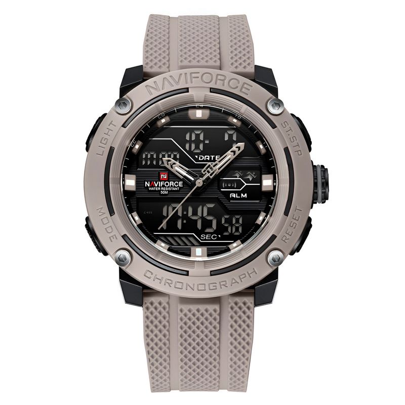 NAVIFORCE - Reloj Naviforce Deportivo Nf7114 Goma Led Hombre + Estuche