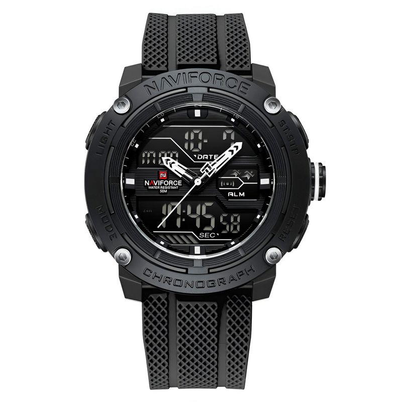 NAVIFORCE - Reloj Naviforce Deportivo Nf7114 Goma Led Hombre + Estuche