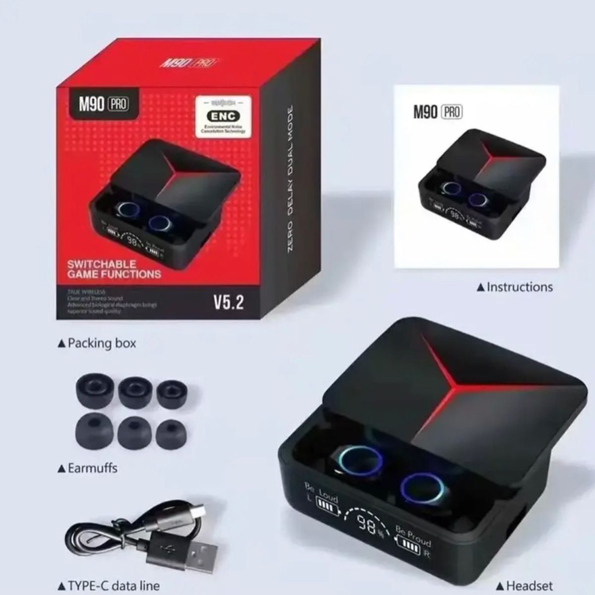 GENERICO - Audifono Inalambrico M90