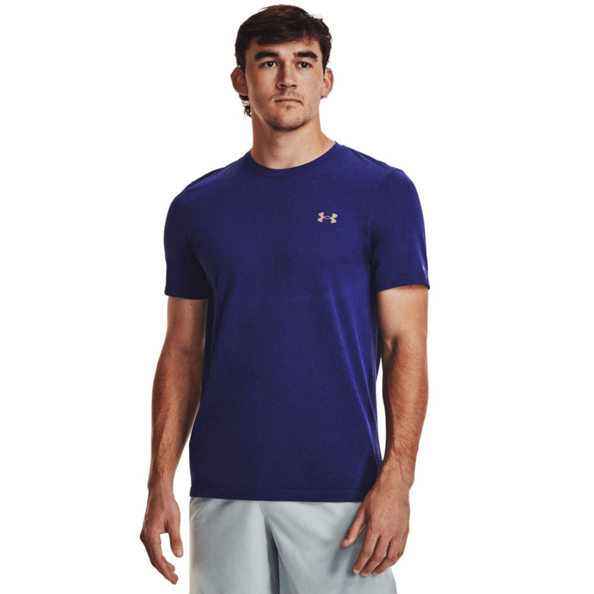 UNDER ARMOUR - Camiseta Hombre Under Armour Rush Seamless Leg Azul UNDER ARMOUR