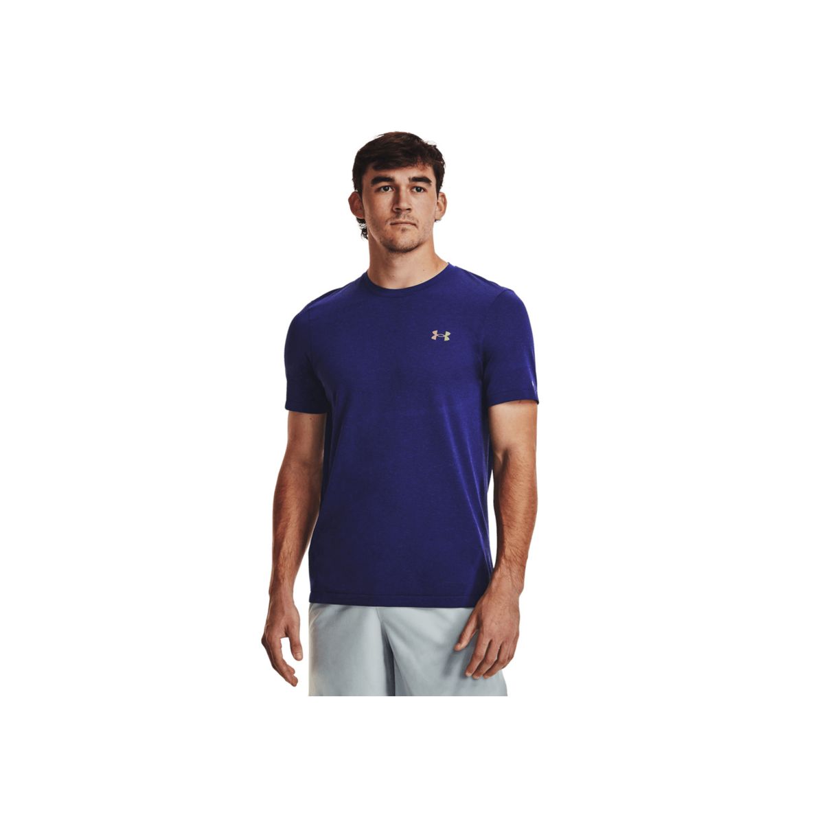 UNDER ARMOUR - Camiseta Hombre Under Armour Rush Seamless Leg Azul UNDER ARMOUR