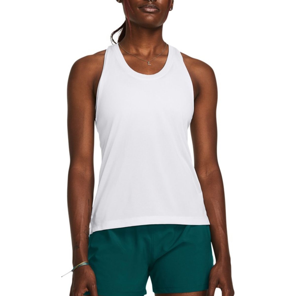 UNDER ARMOUR - Camiseta Mujer UNDER ARMOUR UA LAUNCH SINGLET Blanco UNDER ARMOUR